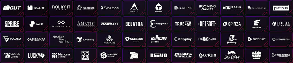 Bitstrike Casino Provider List